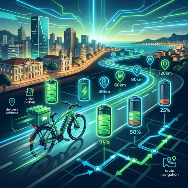 Autonomia real de e-bike para entrega: quantos km por dia você consegue fazer