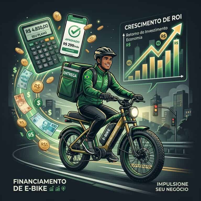 Financiamento de e-bike para entrega: vale a pena financiar ou alugar