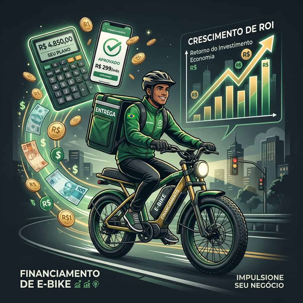 Financiamento de e-bike para entrega: vale a pena financiar ou alugar