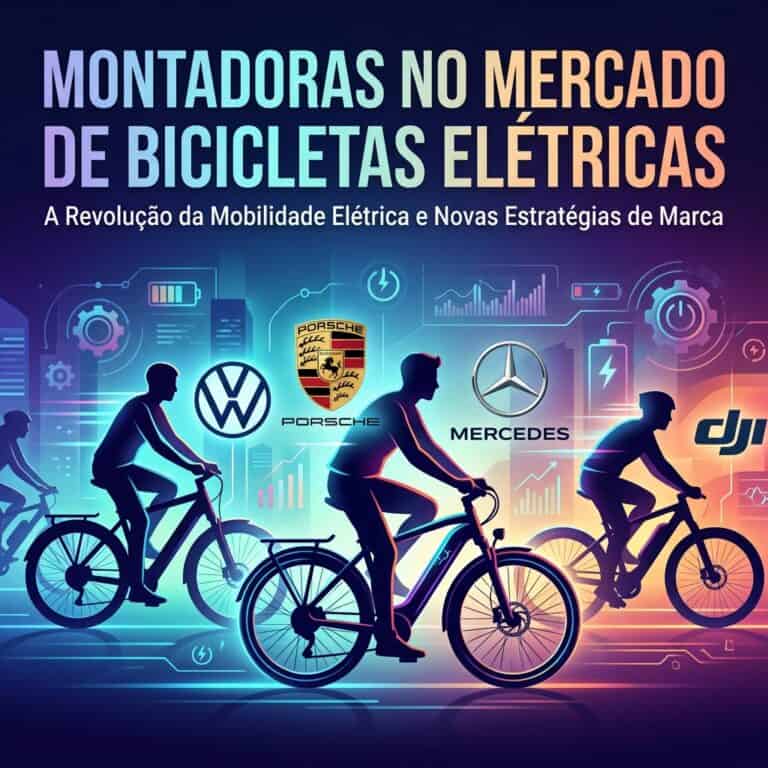 Montadoras bicicletas elétricas — VW, Porsche, Mercedes e DJI no mercado de e-bikes