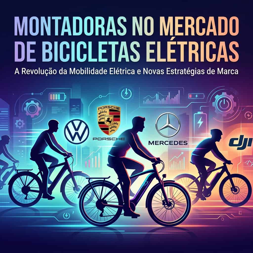 Montadoras bicicletas elétricas — VW, Porsche, Mercedes e DJI no mercado de e-bikes